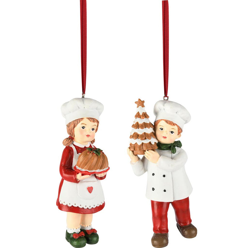Decorazione Natalizia da Appendere Piccolo Pasticcere