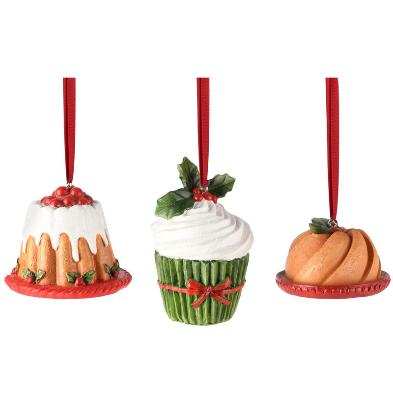 Decorazione Natalizia Dolcetto da Appendere 7 cm
