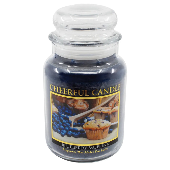 CHEERFUL CANDLE CANDELA PROFUMATA BLUEBERRY MUFFINS PICCOLA