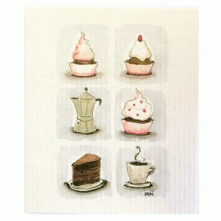 Panno svedese Cupcake