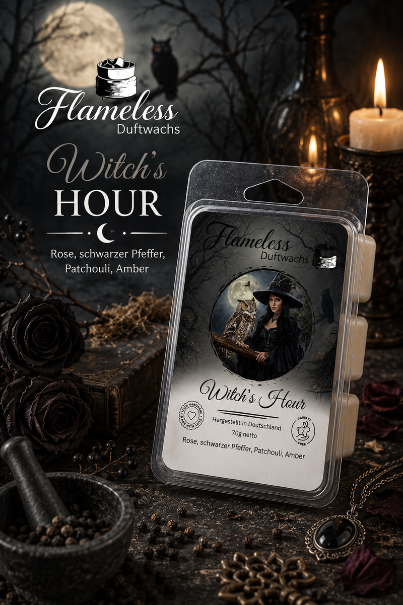 Cera Profumata Witch’s Hour 70 g – Flameless