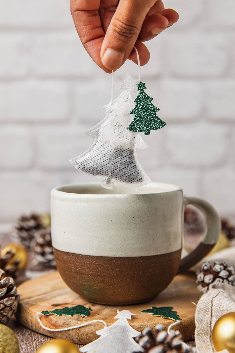 Bustine di tè a forma di albero di Natale x5: Rooibos Rotolo alla Cannella