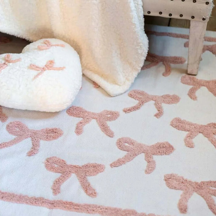 Tappeto Fiocchi Rosa 120×180 cm Blanc Mariclò