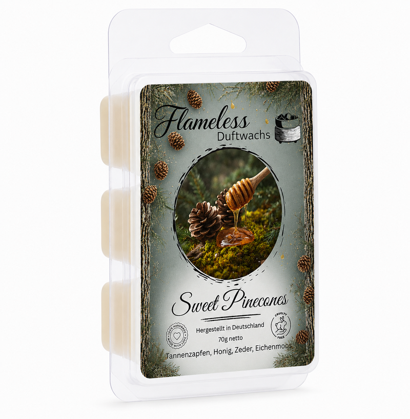 Cera Profumata Sweet Pinecones | Flameless Duftwachs