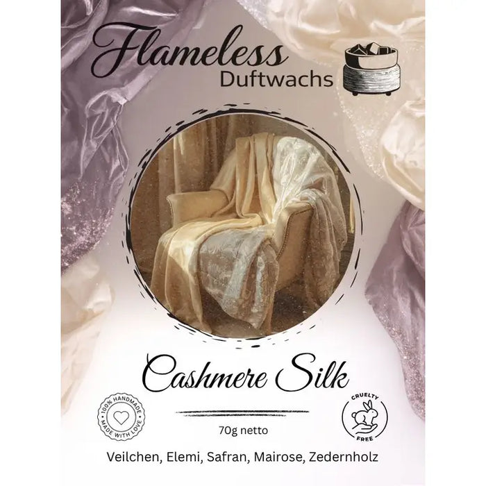 Cera Profumata di Soia Flameless Cashmere Silk