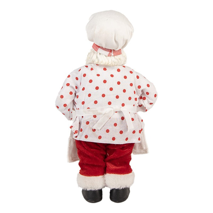 Clayre &amp; Eeef Decorative Santa Claus with Polka Dot Shirt 