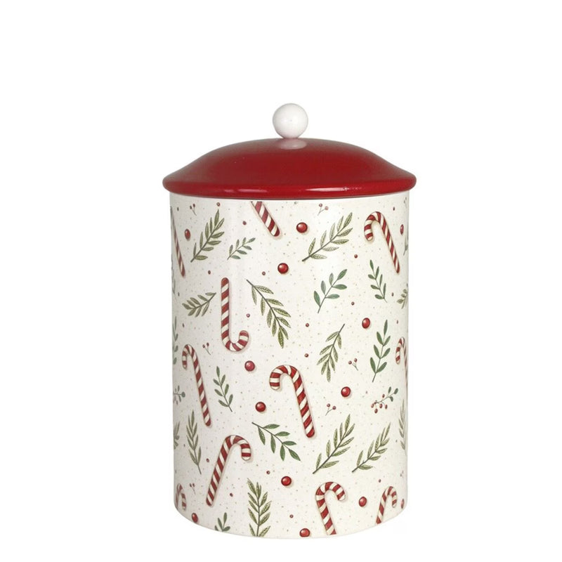 Barattolo Candy Cane Natalizio Strömshaga – 11×18,6 cm