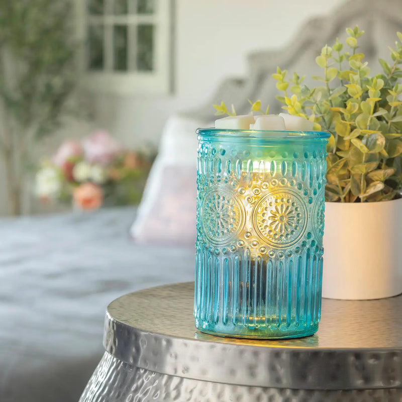 Lampada Profumata elettrica turchese CANDLE WARMERS®