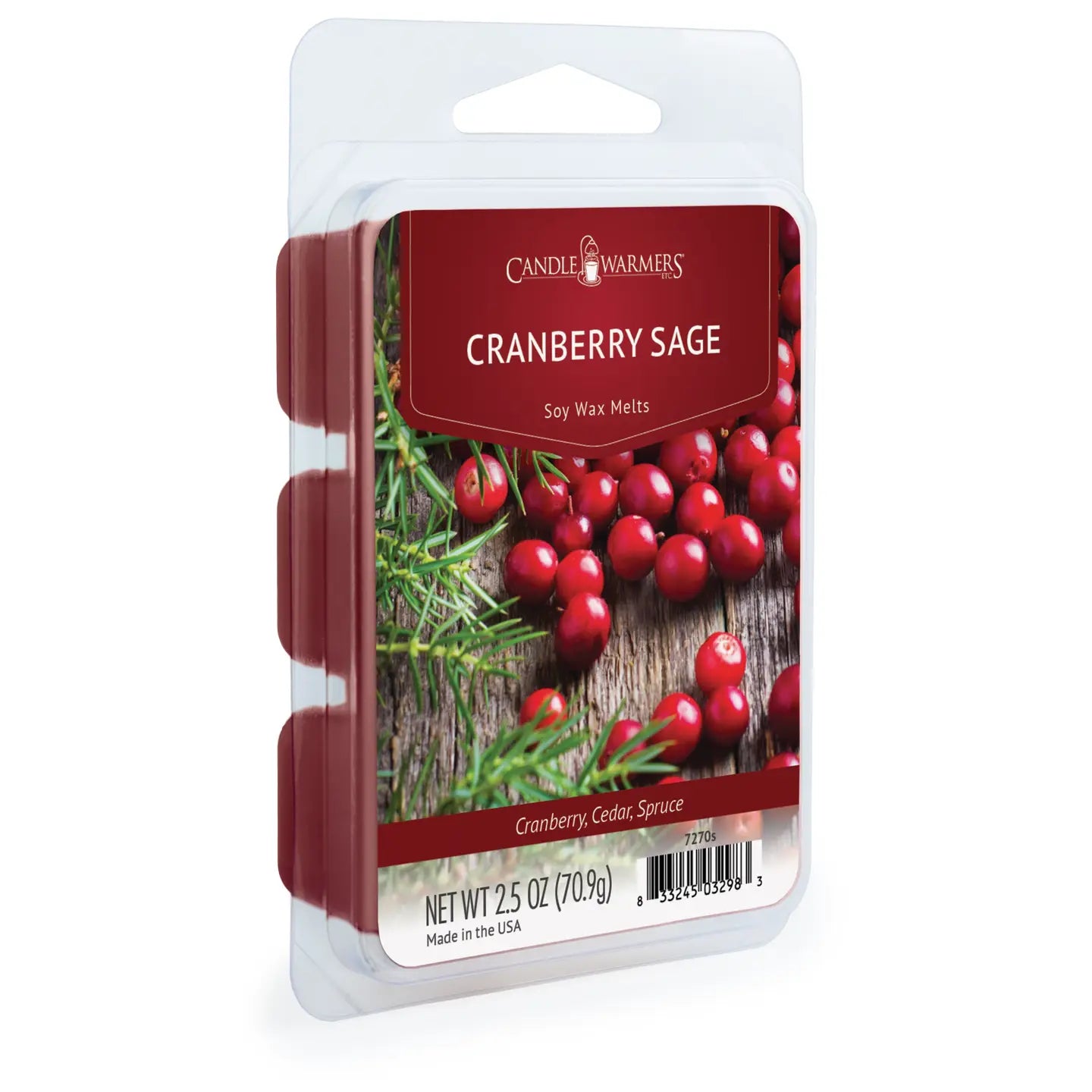Cera profumata 70 g Cranberry sage Candle warmers