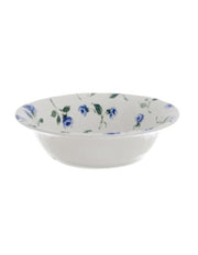 Ciotola cereali in ceramica con roselline blu - Floret full blu - Arredo Casa da Sogno