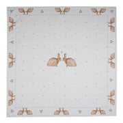 Tovaglia In Cotone 100x100 Bunnies In Love - Arredo Casa da Sogno