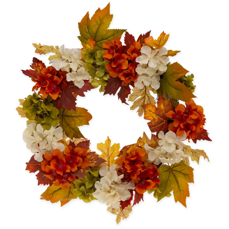 Corona Autunnale con Ortensie – 58 cm