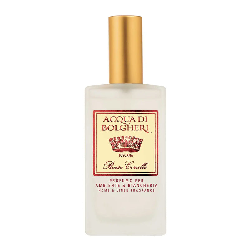 Profumo per Ambiente e Biancheria 100 ml Acqua di Bolgheri Rosso Corallo