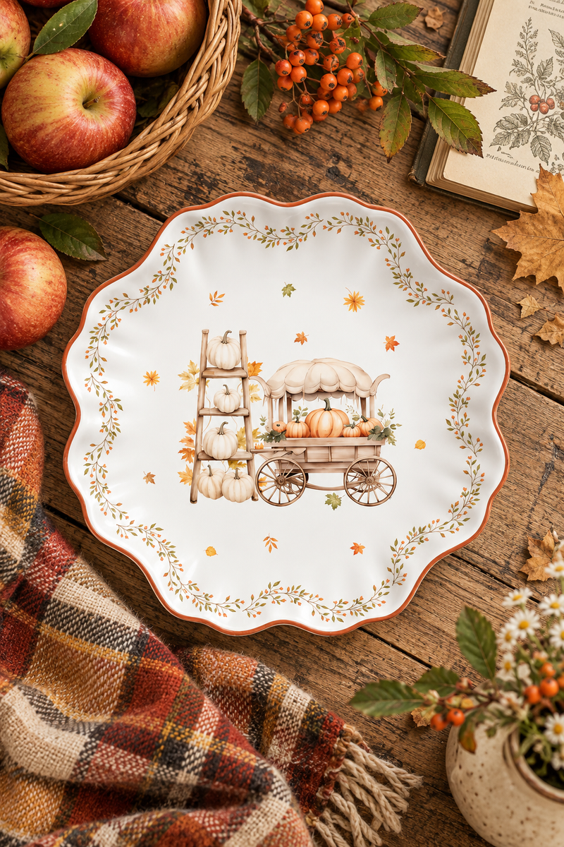 Piatto Dessert Autunnale Vintage Autumn 16 cm Isabelle Rose