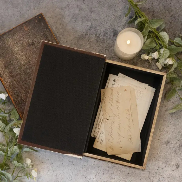 Scatola libro vintage