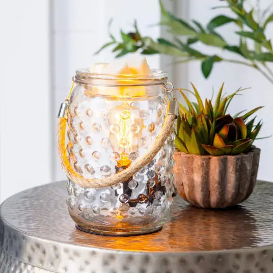 Lampada elettrica in vetro Edison elettrica Candle warmers