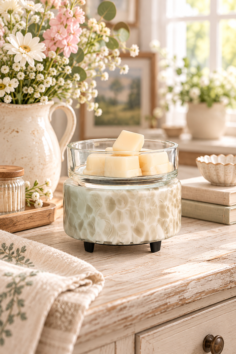 Scaldacera Elettrico 2 in 1 Swirl Glass – Candle Warmers