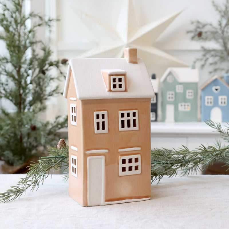 Casetta Portatealight Grande Chic Antique – H 24,5 cm x 13 cm x 8 cm
