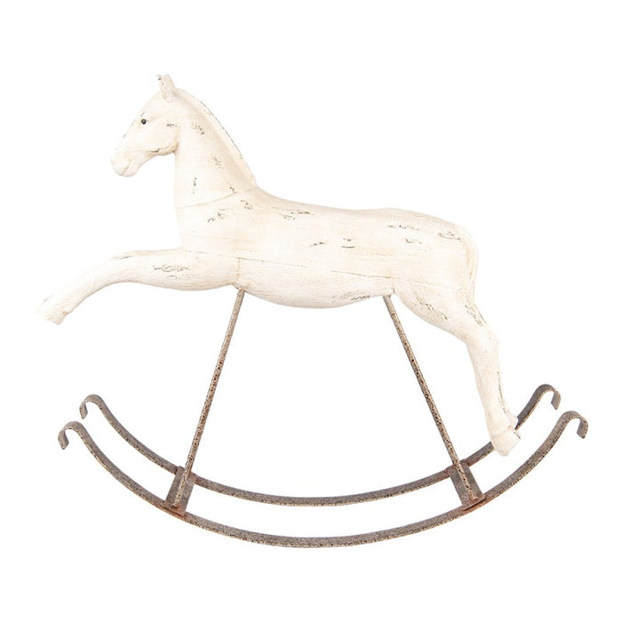 Cavallo a Dondolo Decorativo Clayre & Eef 61x15x51 cm