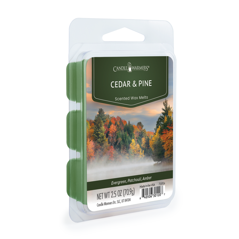Cera Profumata Cedar & Pine – Pino, Patchouli e Ambra – Candle Warmers 70 g