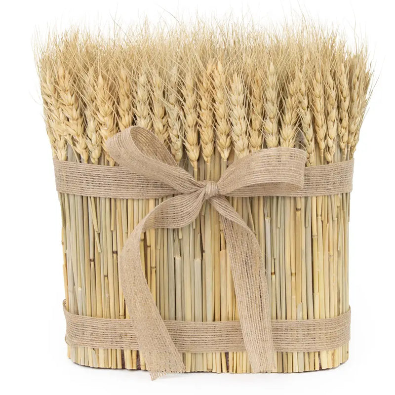 Centrotavola Autunnale con Spighe di Grano – 25 cm