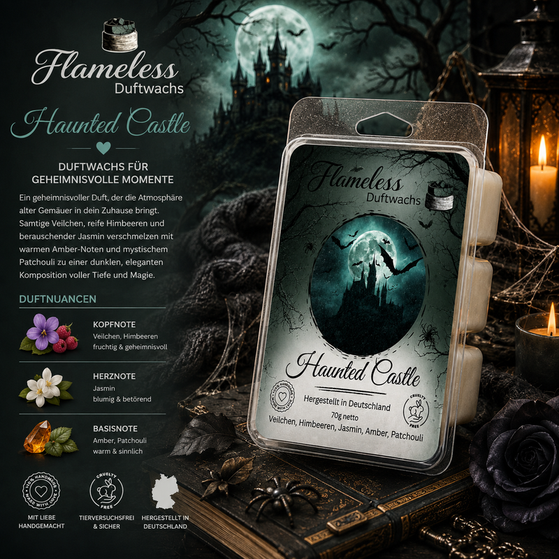 Cera Profumata Haunted Castle 70 g – Flameless