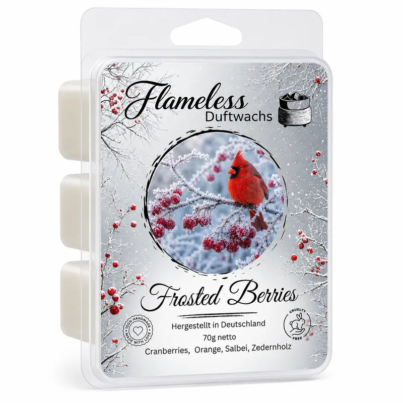 Cera Profumata di Soia Frosted Berries 70 g – Flameless
