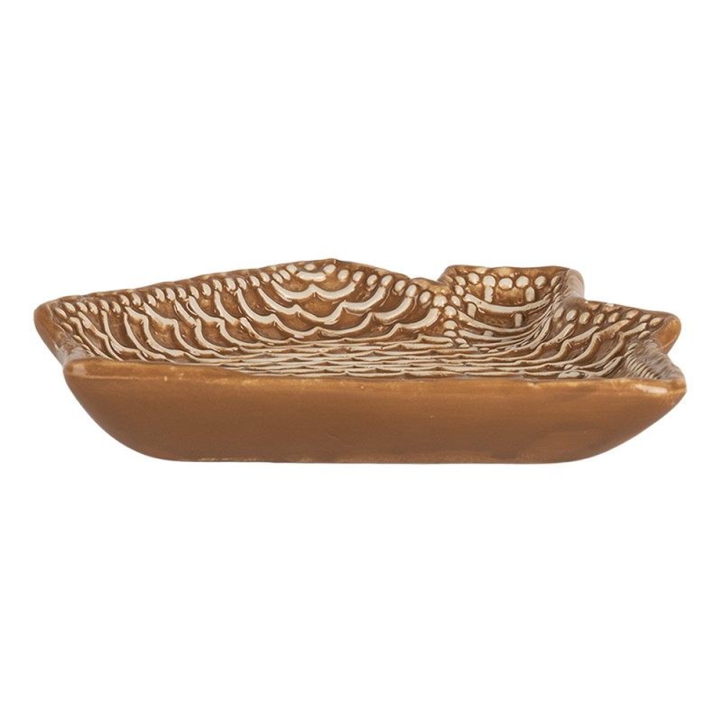 Piatto Casetta Pan di Zenzero 20x18 cm in Ceramica – Clayre & Eef