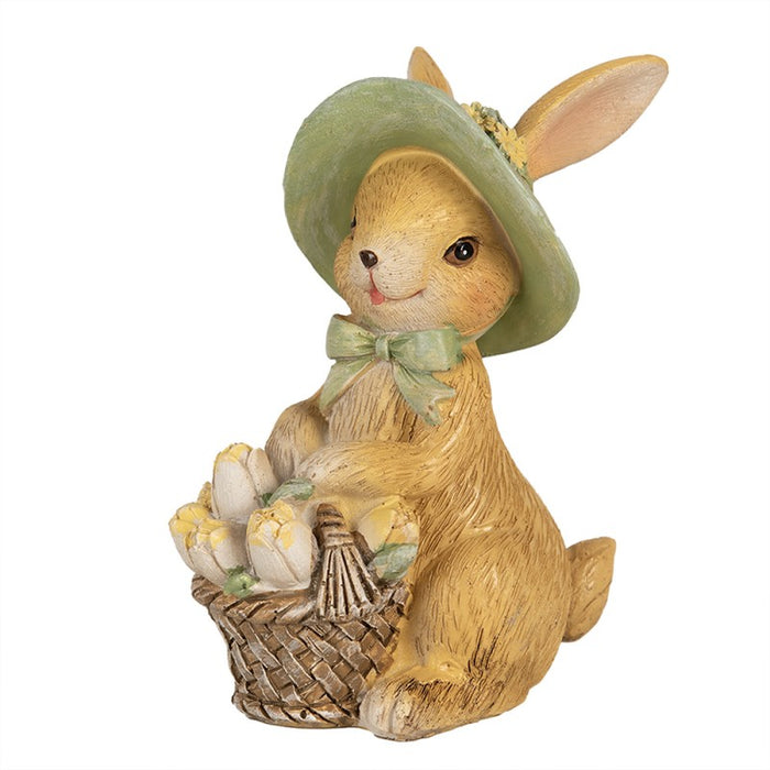 Lapin décoratif avec chapeau Clayre &amp; eef