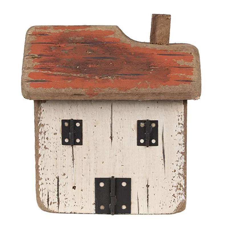 Decorazione in legno naturale  a forma di casa - Arredo Casa da Sogno