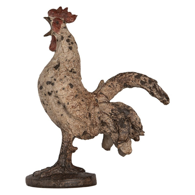 Statuetta Decorativa Gallo Stile Antique Rustico 26×13×33 cm –Clayre & eef