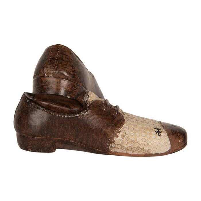 Scarpa decorativa Beige e marrone