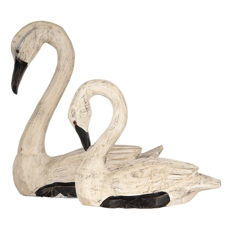 Cigno Decorativo Clayre & Eef Beige