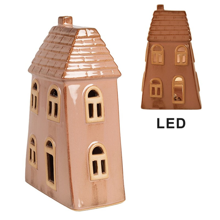 Maison décorative avec led H 16 cm - Clayre &amp; Eef