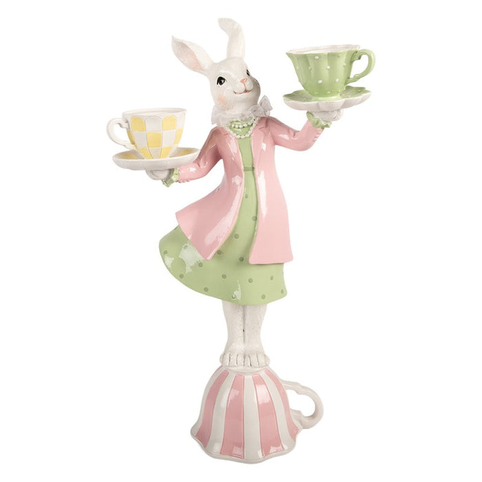 Candelabro Decorativo Coniglio 23×13×41 cm in Resina – Clayre & Eef