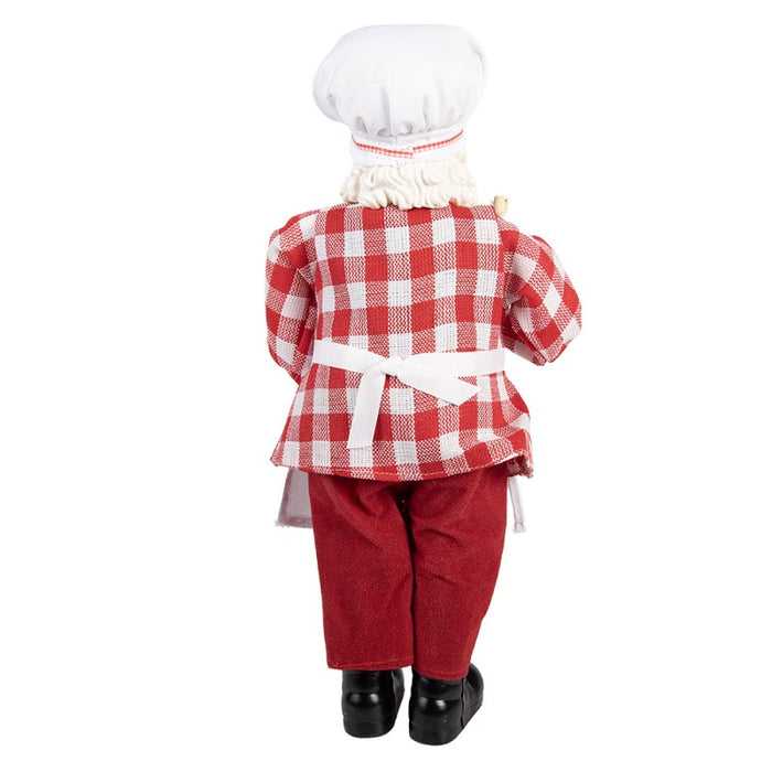 Clayre &amp; Eef Santa Claus, pastry chef, H 45 cm 