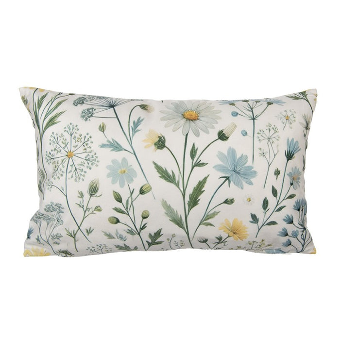Federa Cuscino 35x50 cm Floreale Beige Clayre & eef