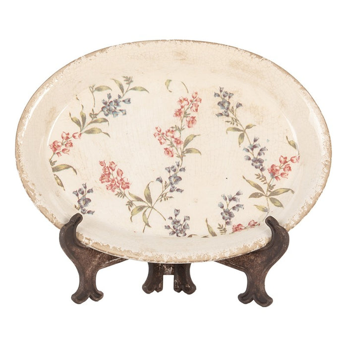 Piatto decorativo con reggi-piatto