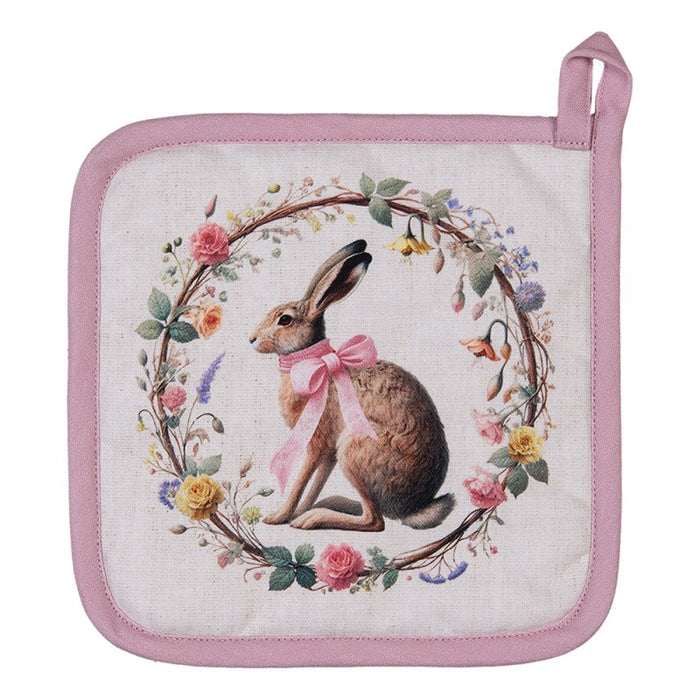 Presina Clayre & Eef con coniglietto rosa – 20×20 cm