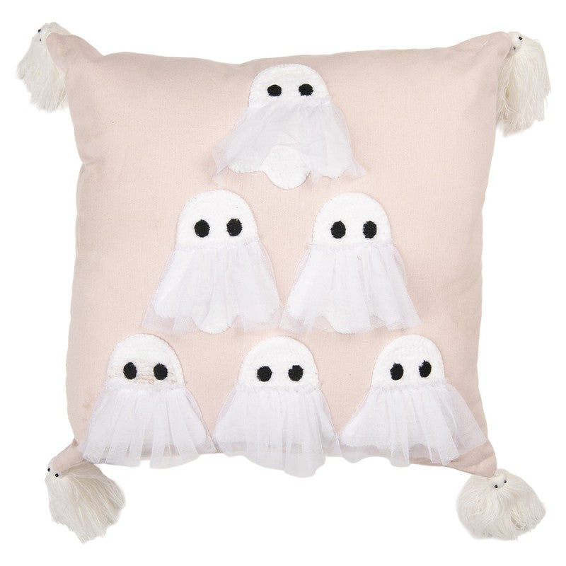 Cuscino Decorativo Halloween con Fantasmini – 40×40 cm Clayre & eef