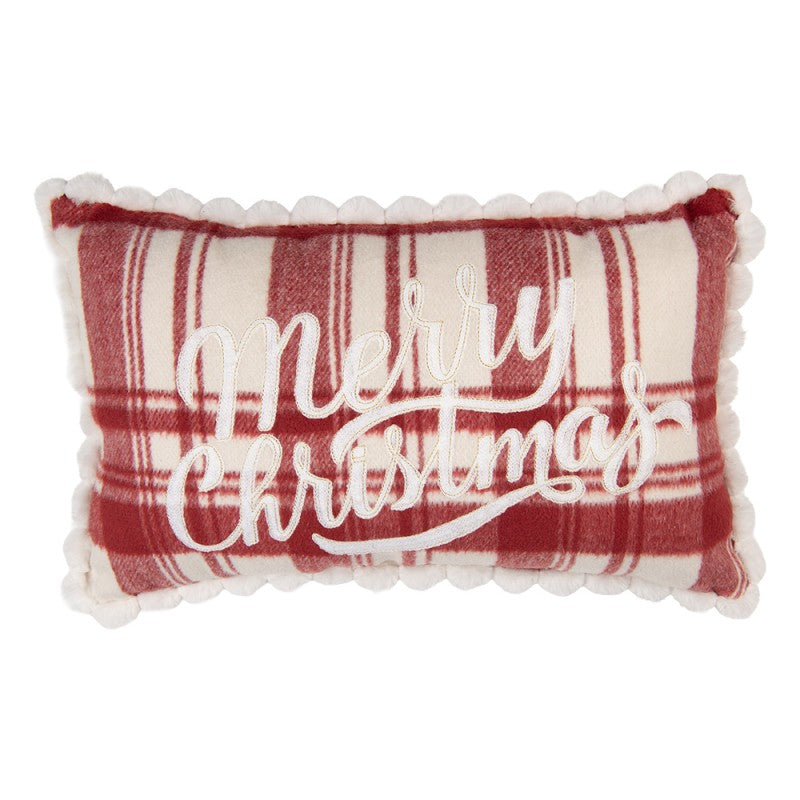 Cuscino Natalizio "Merry Christmas" Clayre & Eef 50x30 cm