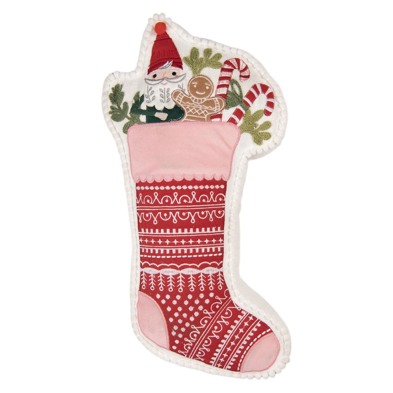 Cuscino Decorativo Natalizio Calza di Natale Clayre & Eef 20x40 cm