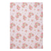 Strofinaccio in cotone rosa con motivo floreale 50x70cm Clayre & Eef Sweet Roses - Arredo Casa da Sogno