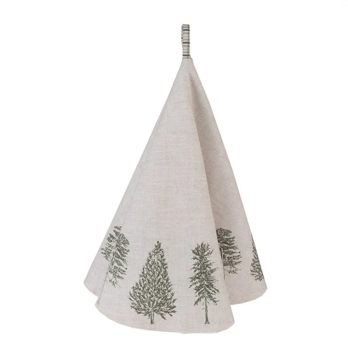 Asciugamano da cucina Ø 80 cm natural tree pines