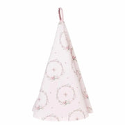 Strofinaccio da cucina tondo in cotone rosa con motivi floreali -Floral Easter bunny - Arredo Casa da Sogno