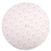 Strofinaccio da cucina tondo in cotone rosa con motivi floreali -Floral Easter bunny - Arredo Casa da Sogno
