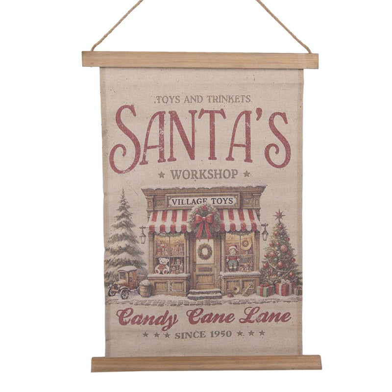 Arazzo Natalizio Santa's Workshop Clayre & Eef