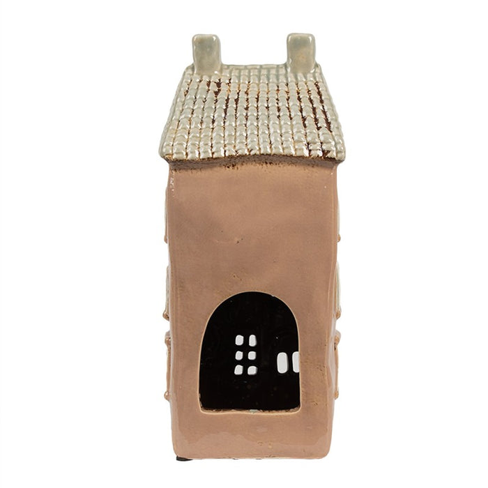 Casa portatealight Marrone e beige -Clayre & eef