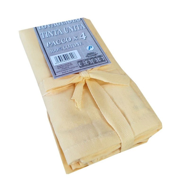 Set 4 Tovaglioli in Cotone 100% – 40x40 cm