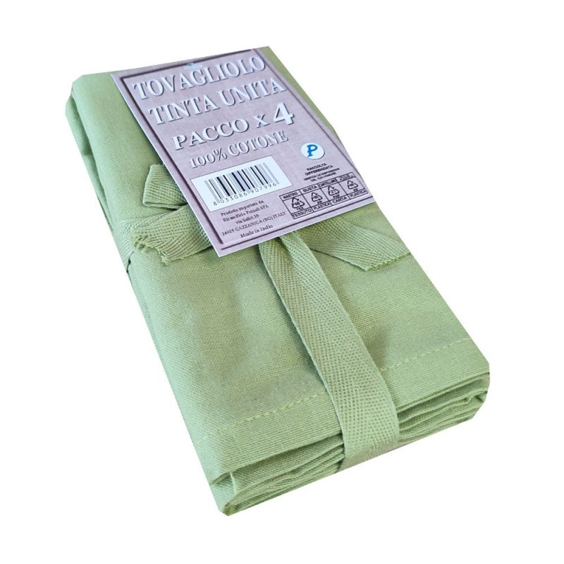 Set 4 Tovaglioli in Cotone 100% – 40x40 cm
